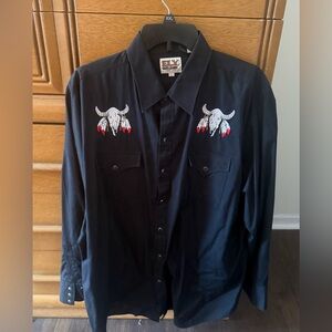 Vintage Ely Cattleman Pearl Snap